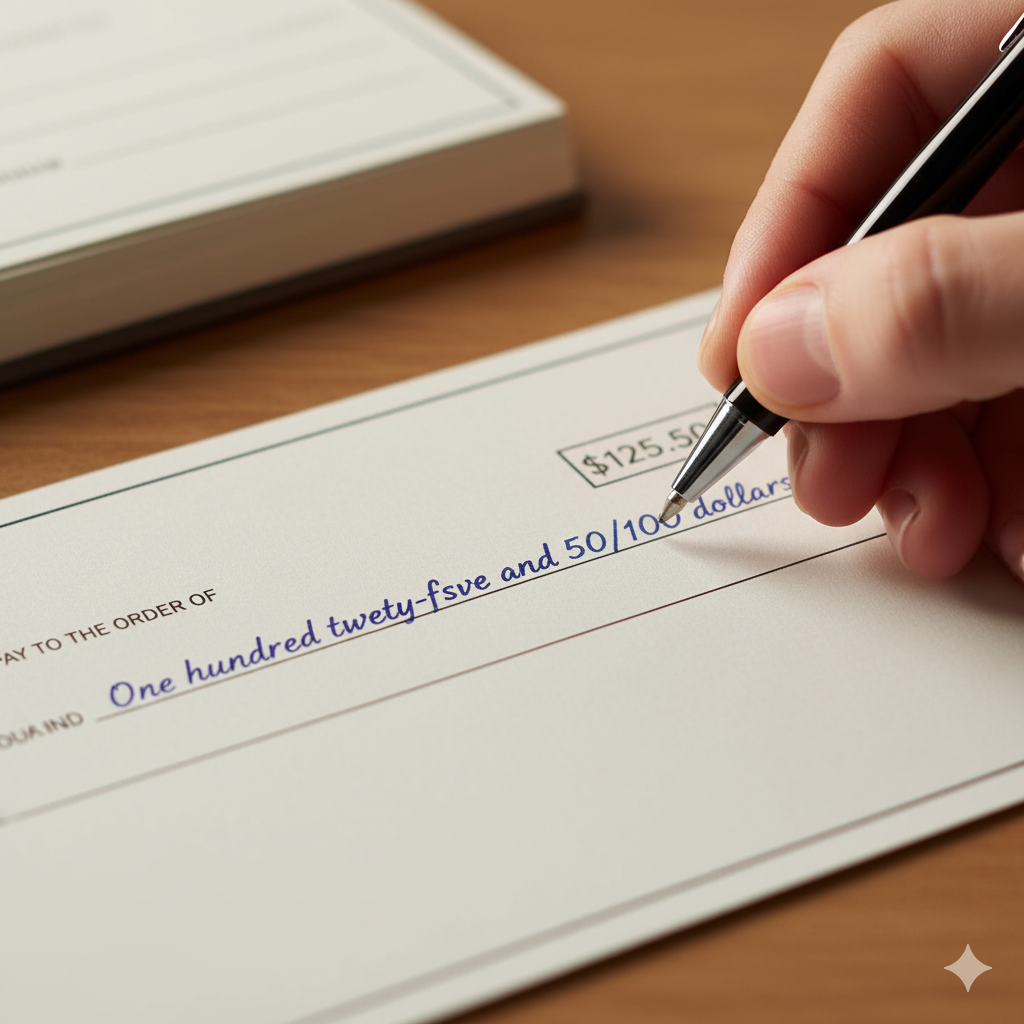 How to Write a Check