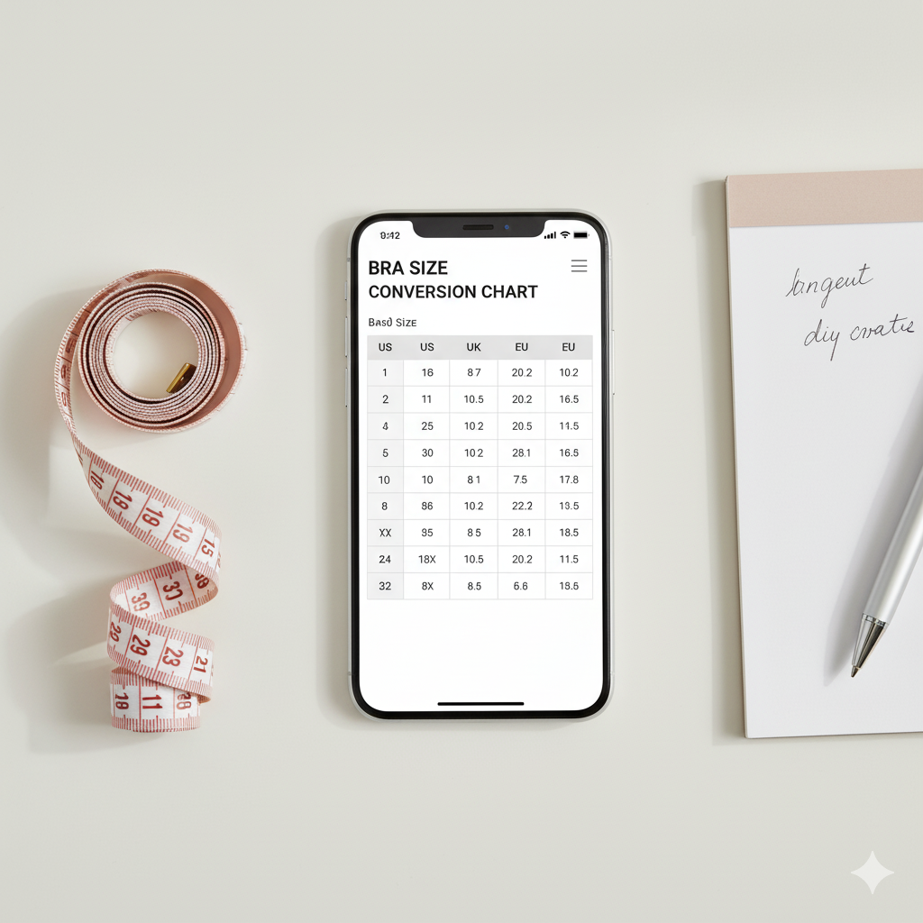 International Bra Sizing Chart