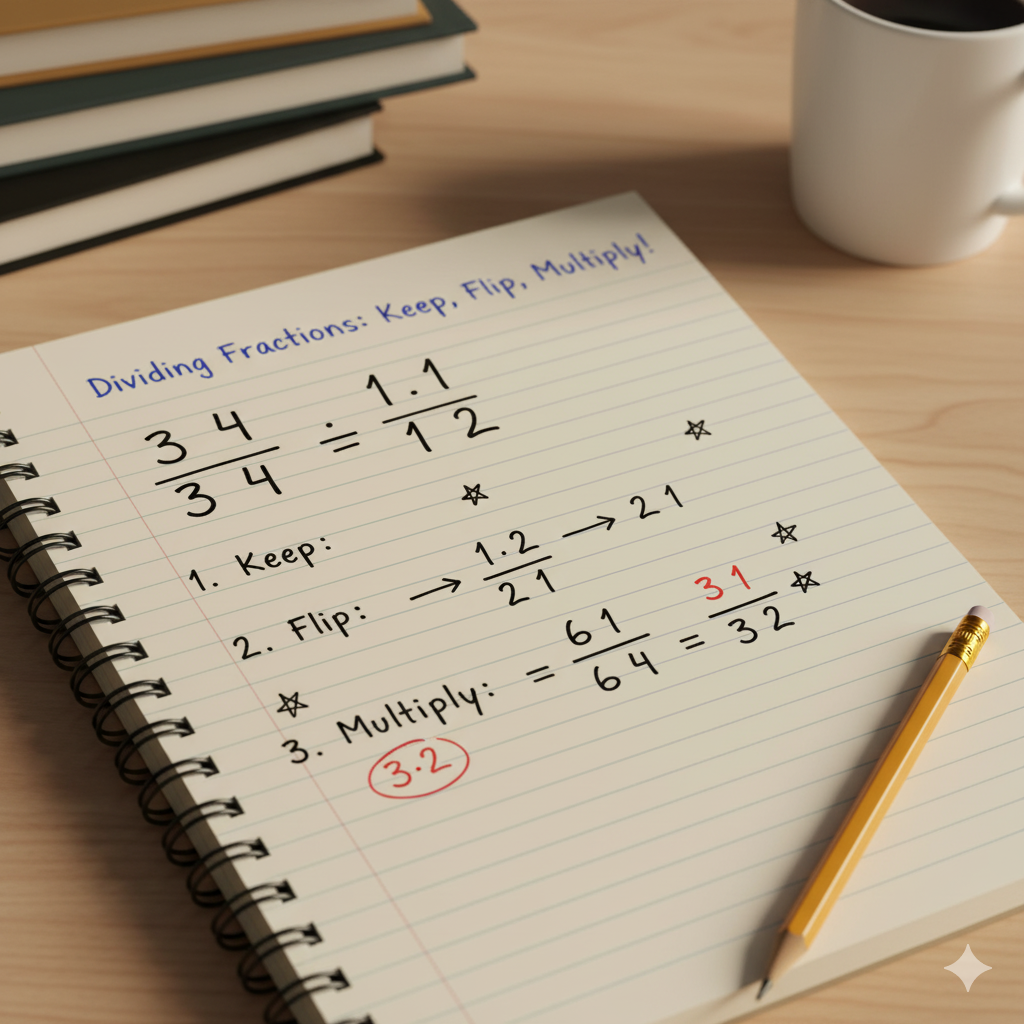 Step-by-Step: How to Divide Fractions