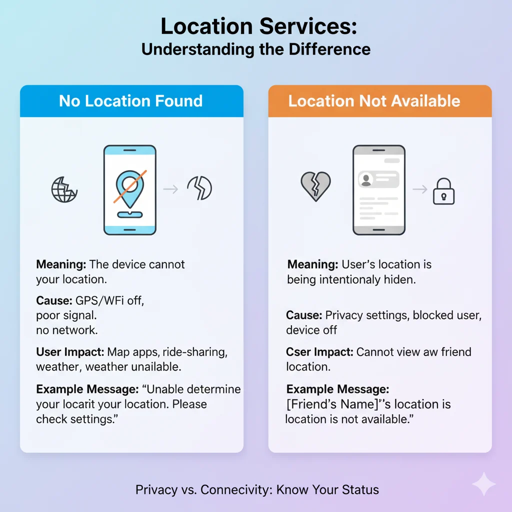 no location found mean