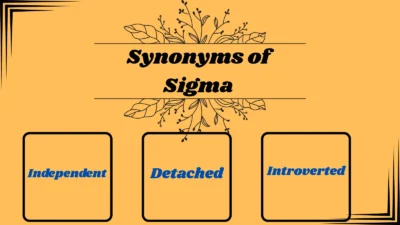 Synonyms of Sigma in Text