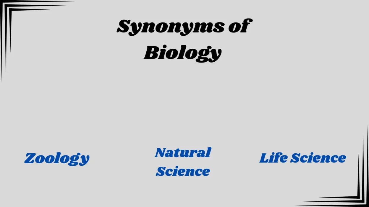 Synonyms of Biology