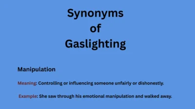 Synonyms of Gaslighting