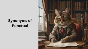 Synonyms of Punctual in Text