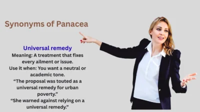 Synonyms of Panacea Explained