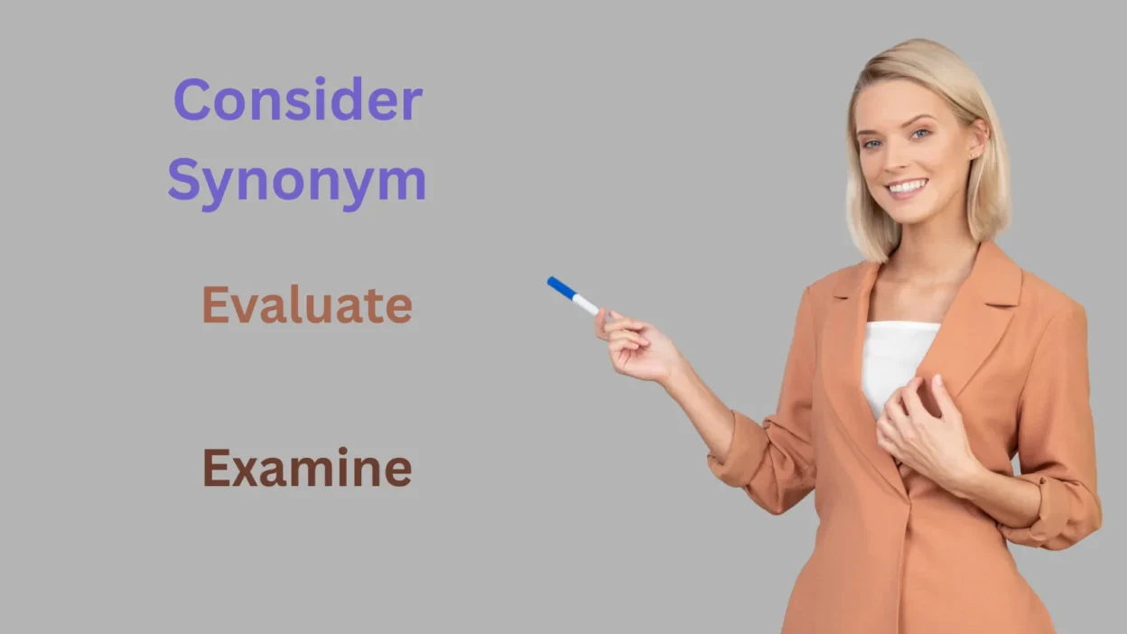 Consider Synonym Explained