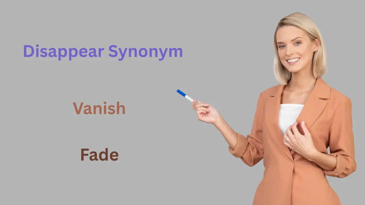Disappear Synonym