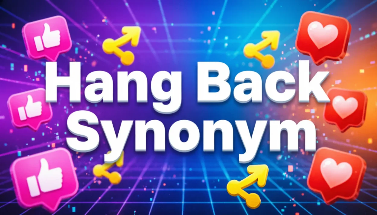 Hang Back Synonym