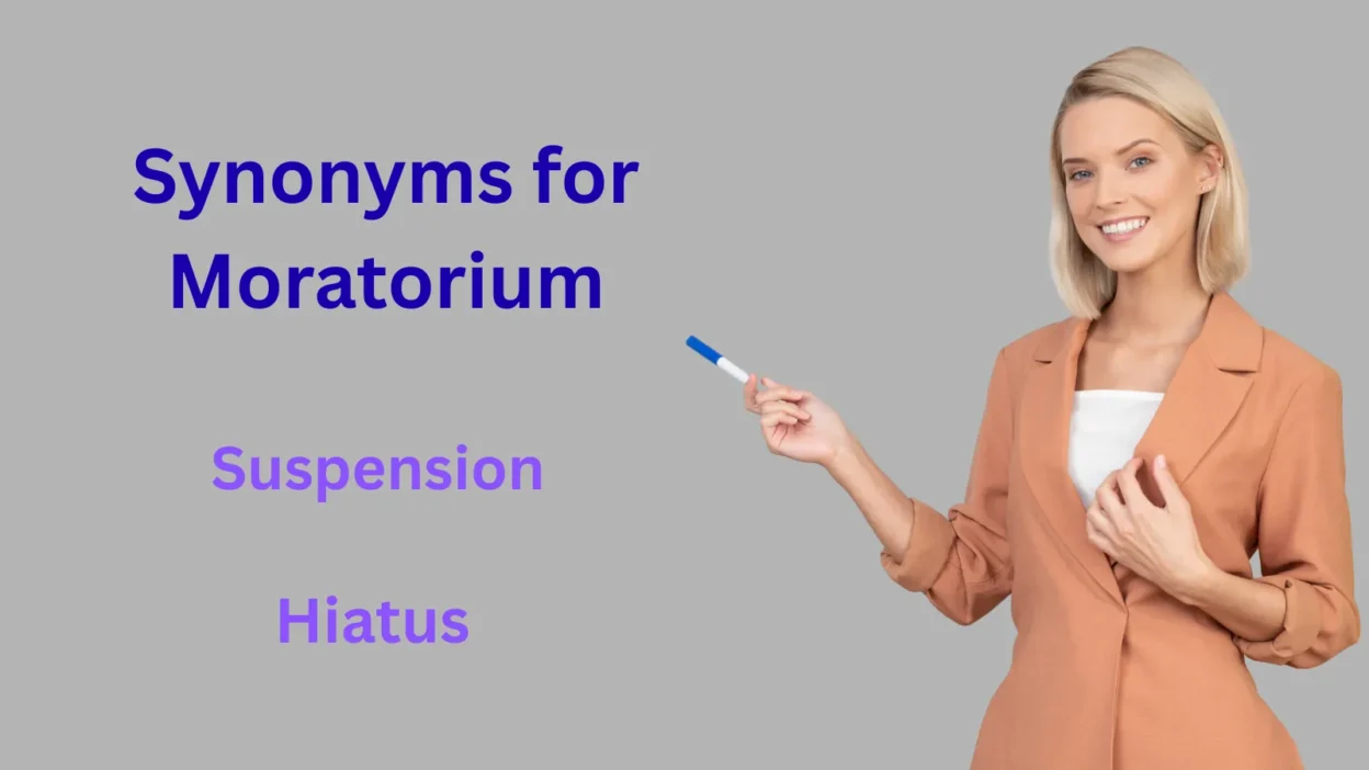 Synonyms for Moratorium