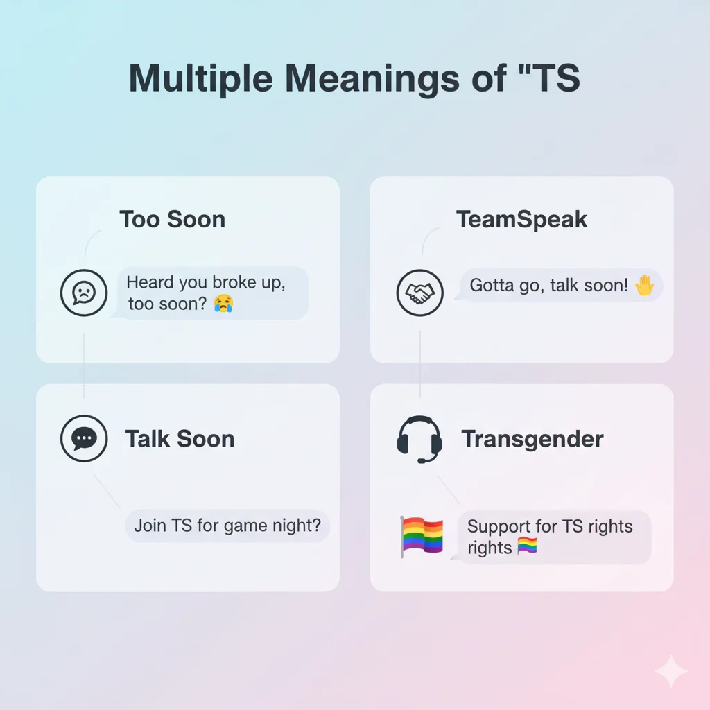 what does ts mean in text