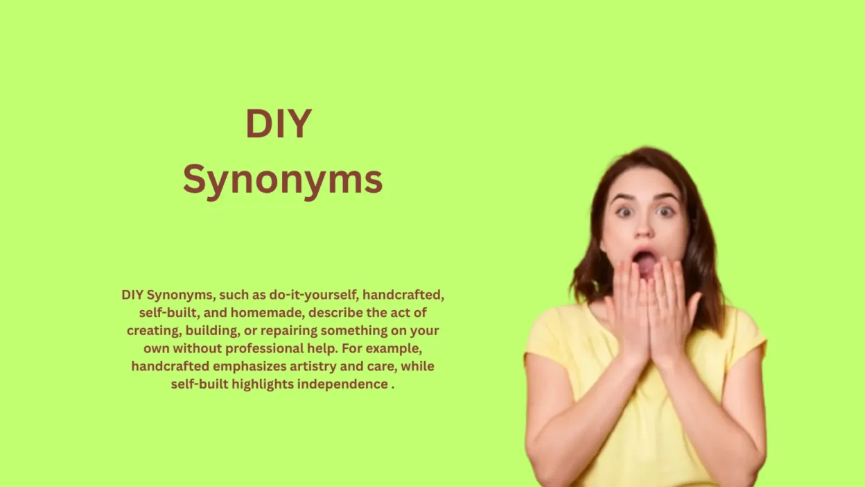 DIY Synonyms: Words for Creativity and Self-Made Projects