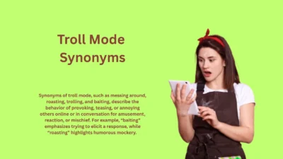 Troll Mode Synonyms: Words for Playful Chaos Online