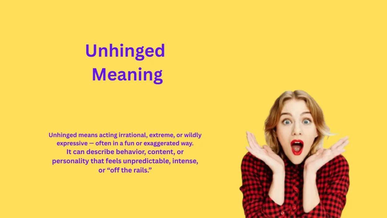 Unhinged Meaning in Slang Explained with Chaos