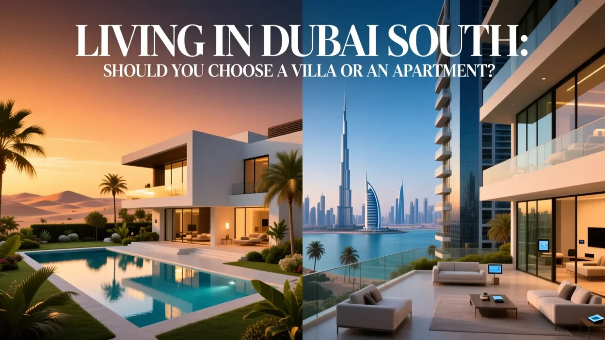 Living in Dubai South: Should You Choose a Villa or an Apartment?