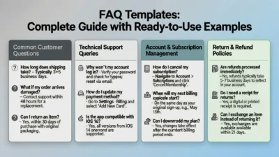 FAQ Templates: Complete Guide